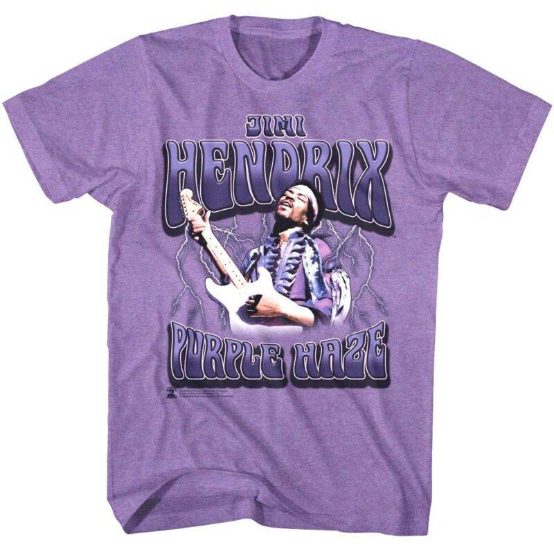 Jimi Hendrix Purple Haze Storm Men’s T Shirt