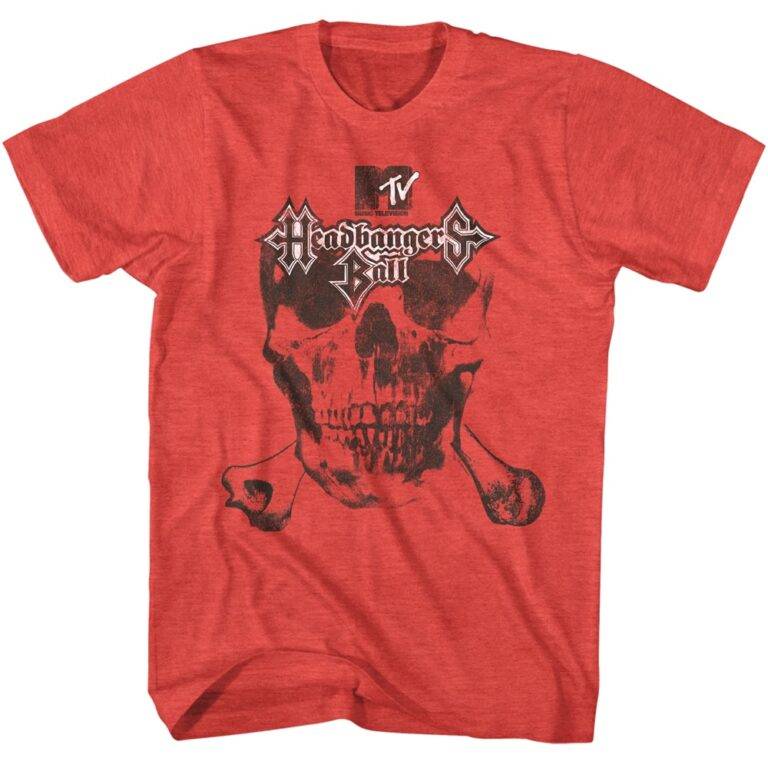 MTV Headbangers Ball Skull Men’s T Shirt