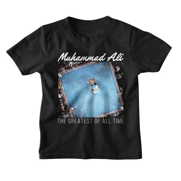 Muhammad Ali Overhead KO Kids T Shirt