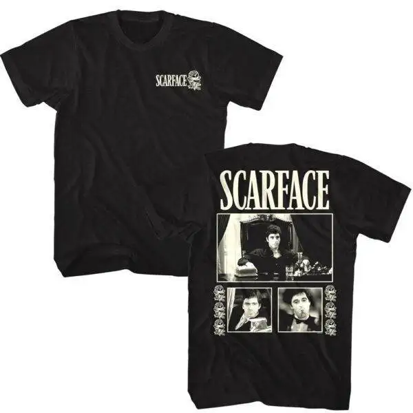 Scarface Black Roses Men’s T Shirt