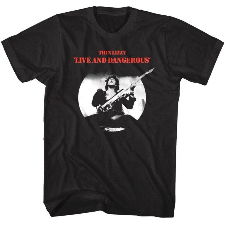 Thin Lizzy Live and Dangerous Men’s T Shirt