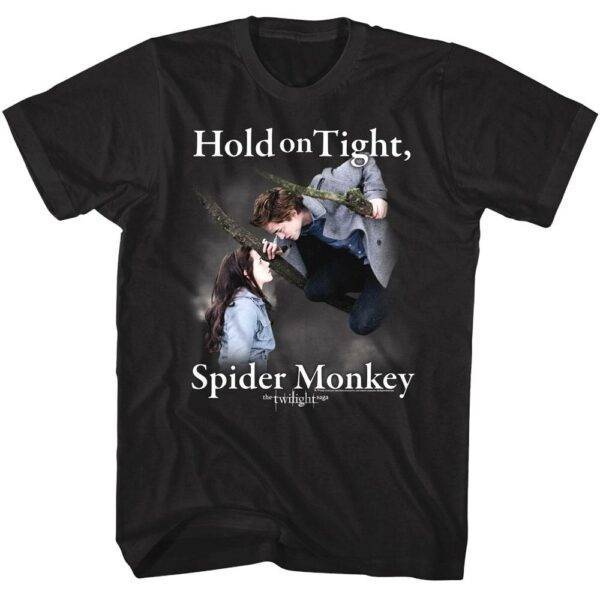 Twilight Hold On Tight Spider Monkey Men’s T Shirt