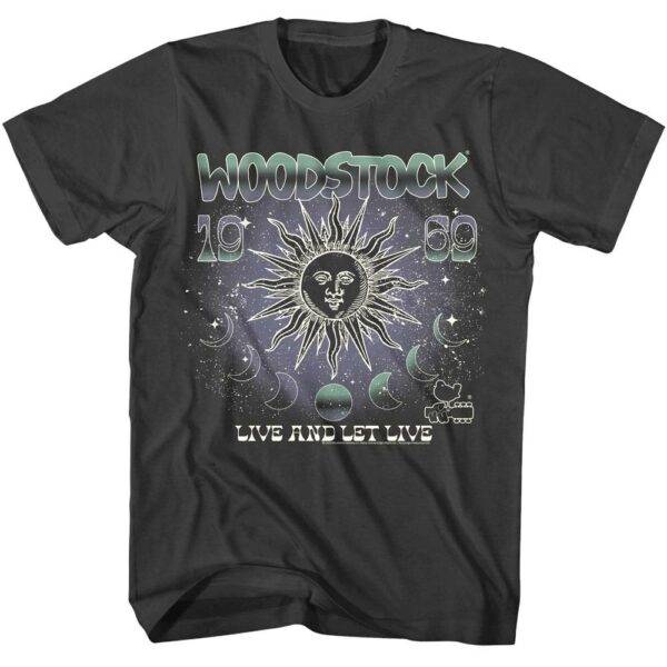 Woodstock Sun and Moon Phase Men’s T Shirt