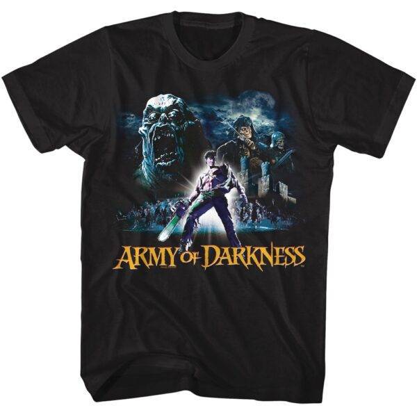 Army of Darkness Movie Montage Men’s T Shirt