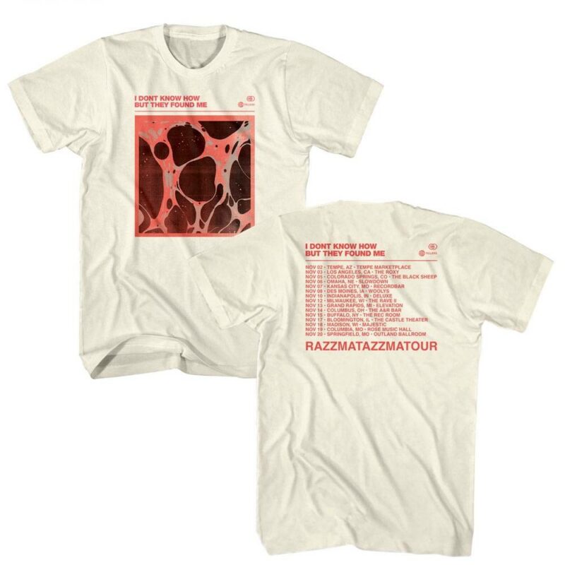 IDKHow Razzmatazzma Tour Listings Men’s T Shirt