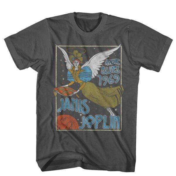 Janis Joplin Kozmic Blues Angel Men’s T Shirt
