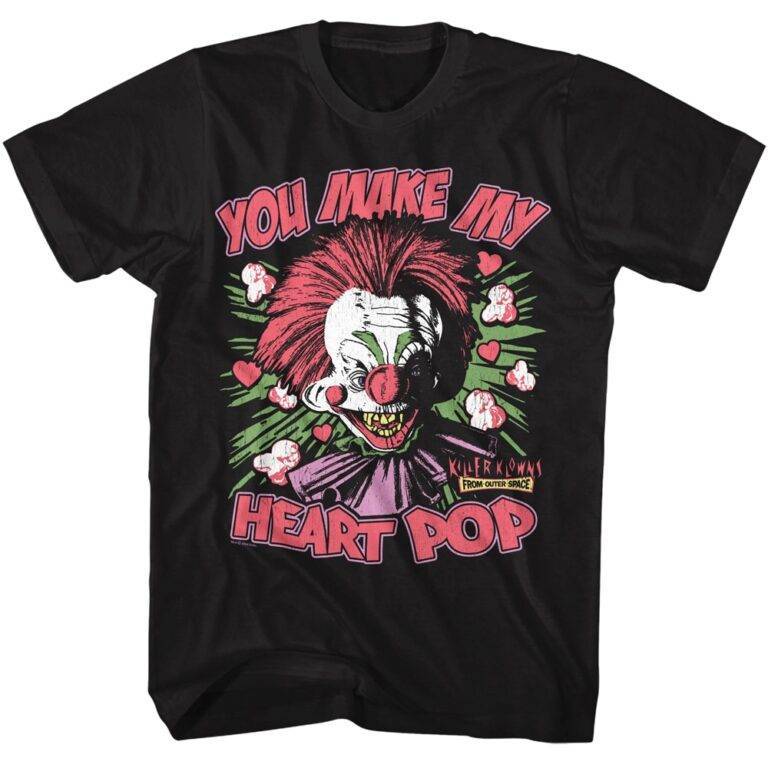 Killer Klowns Make my Heart Pop Men’s T Shirt