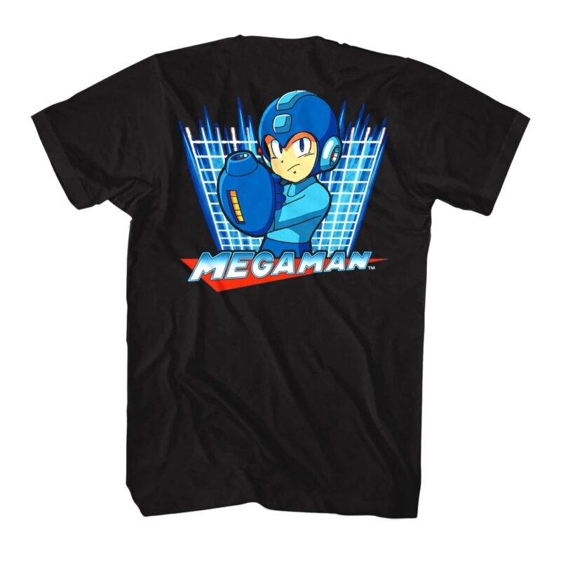 Megaman Gunner Grid Men’s T Shirt