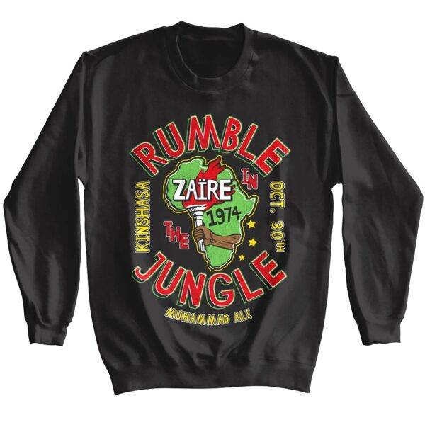 Muhammad Ali Rumble in the Jungle Zaire Sweatshirt