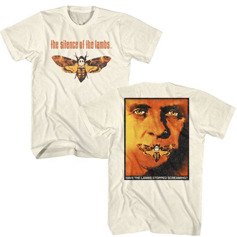 Silence of the Lambs Screaming Moth Men’s T Shirt