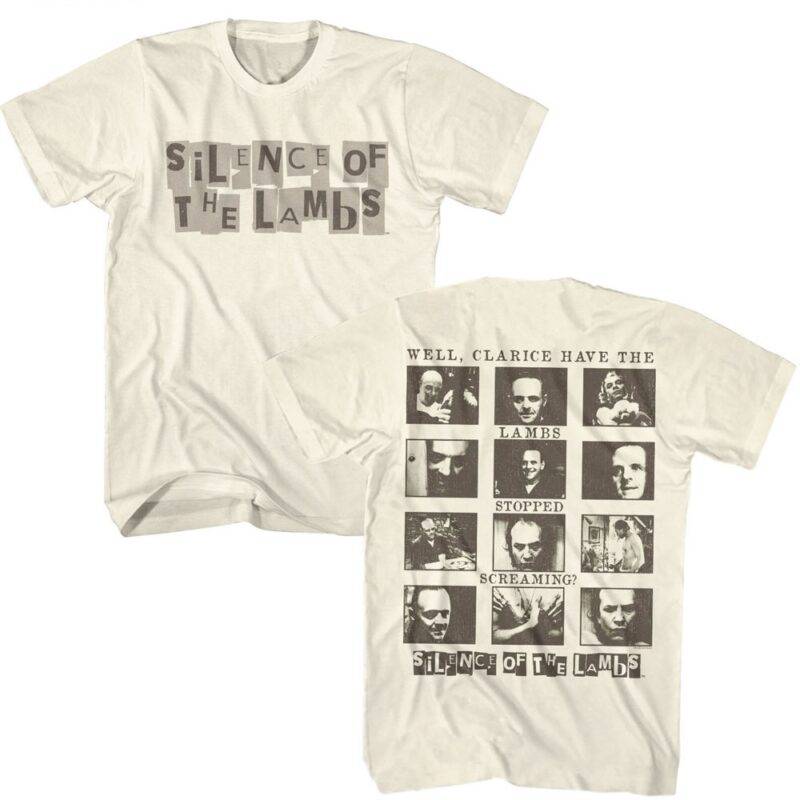 Silence of the Lambs Ransom Note Men’s T Shirt