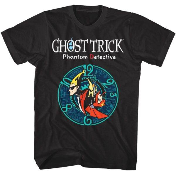 Ghost Trick Phantom Detective Clock Men’s T Shirt