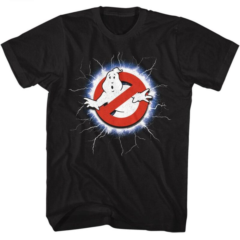 Ghostbusters Electric Logo Men’s T Shirt