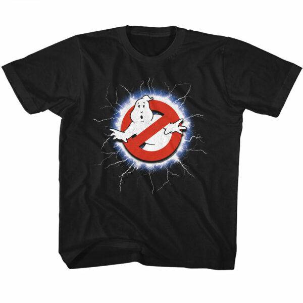 Ghostbusters Electric Logo Kids T Shirt