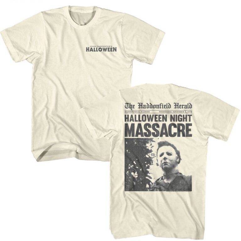 Halloween Night Massacre Headline Men’s T Shirt