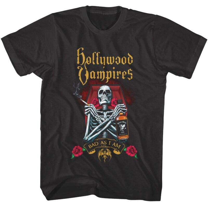 Hollywood Vampires Bad As I Am Men’s T Shirt