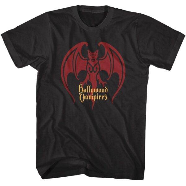 Hollywood Vampires Bat Logo Men’s T Shirt