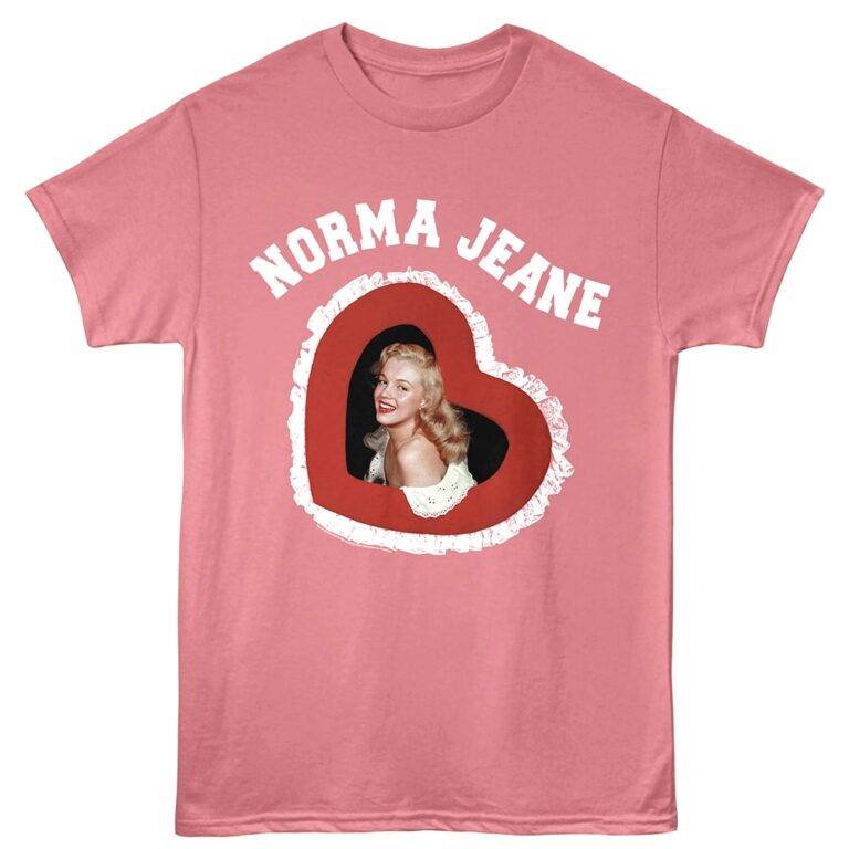 Marilyn Monroe Norma Jeane Heart Men’s T Shirt