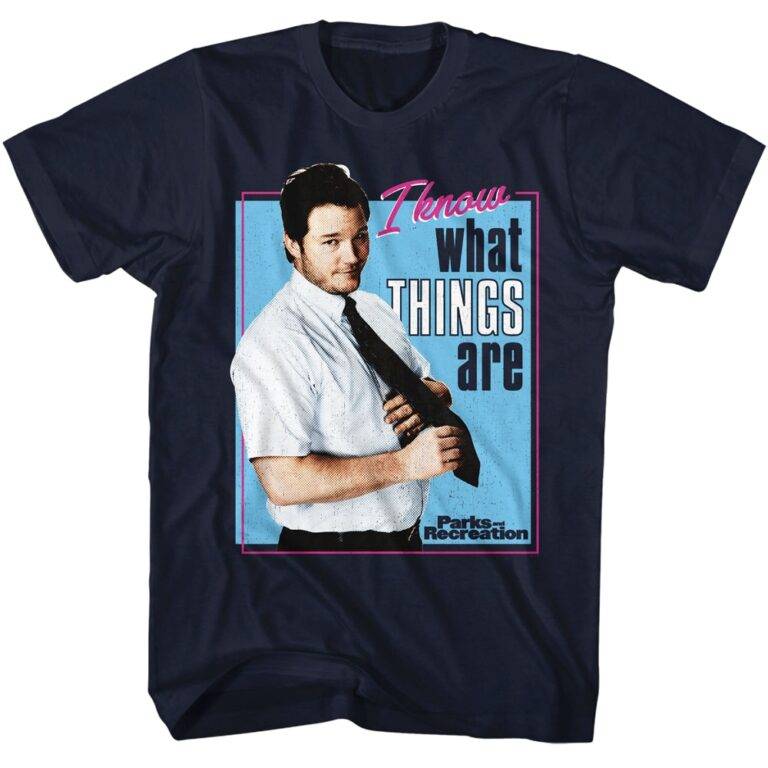 Parks and Recreation Andy Knows What Things Are Men’s T Shirt