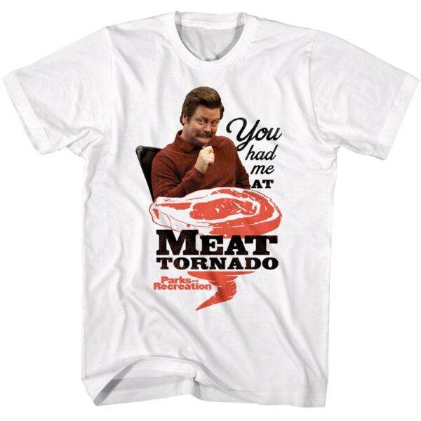 Parks and Recreation Meat Tornado Men’s T Shirt