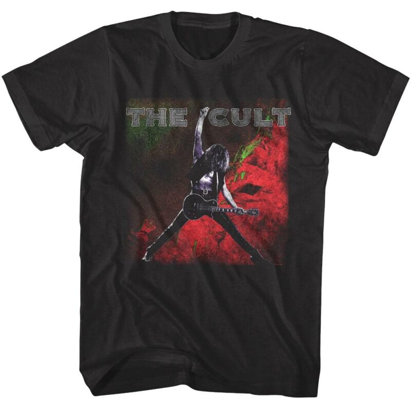 The Cult Sonic Temple Album Guitarist Men’s T Shirt