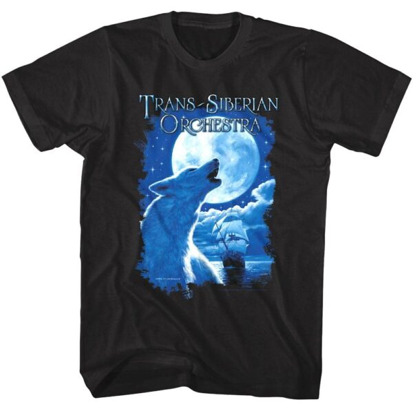 Trans-Siberian Orchestra Howling Wolf Men’s T Shirt