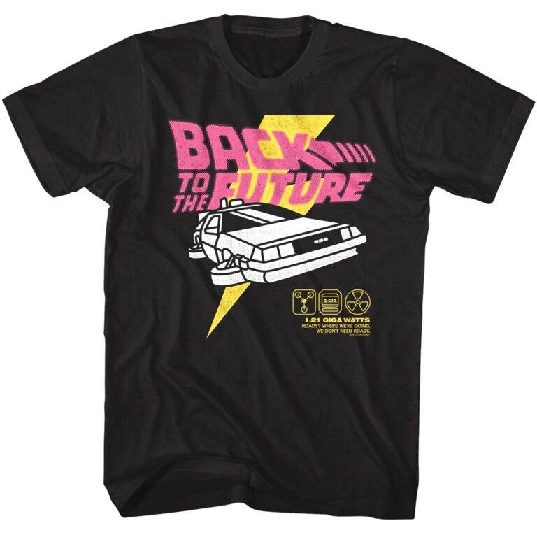 Back To The Future Electric Bolt Men’s T Shirt