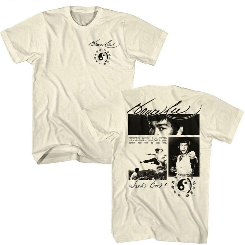 Bruce Lee Walk On Men's T Shirt