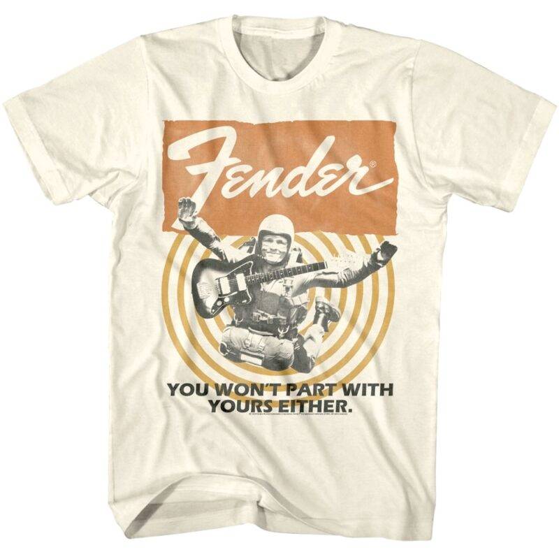 Fender Skydiving Guitar Men’s T Shirt