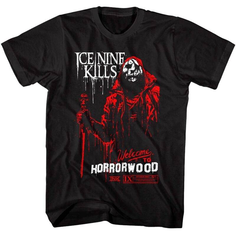 Ice Nine Kills Welcome to Horrorwood Men’s T Shirt