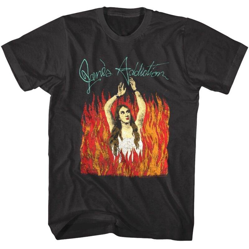 Jane’s Addiction Ritual De Lo Habitual Burning Girl Men’s T Shirt