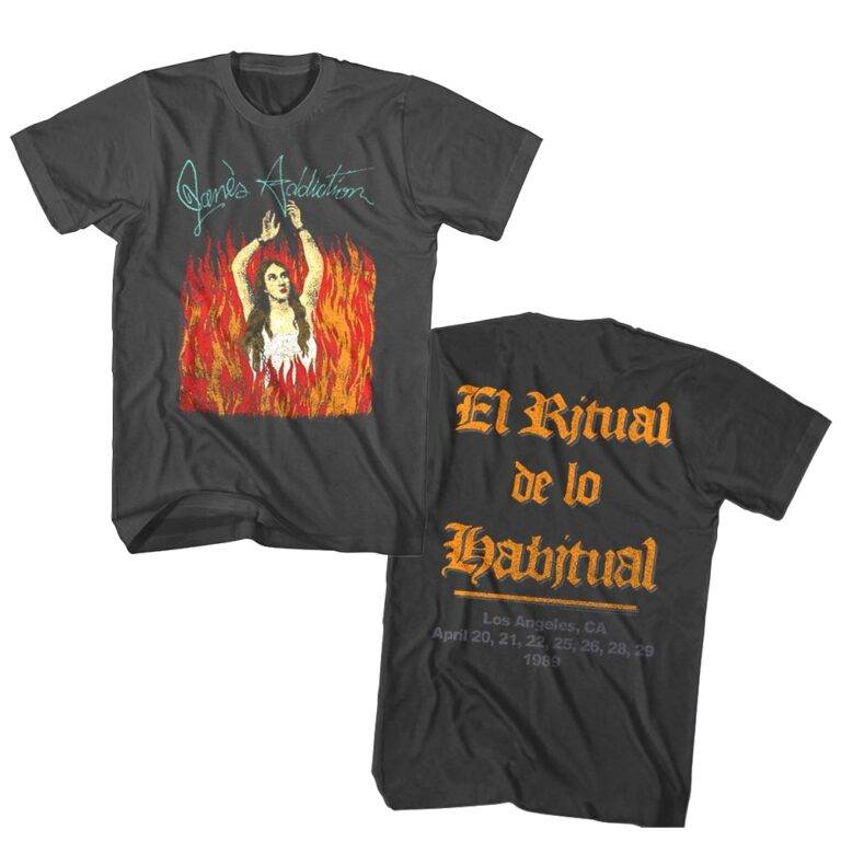 Jane’s Addiction Ritual De Lo Habitual 1989 Men’s T Shirt