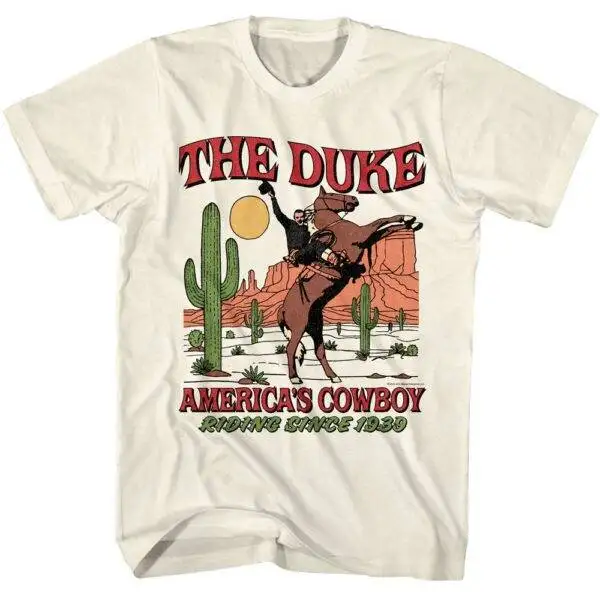 John Wayne The Duke Americas Cowboy Men's T Shirt