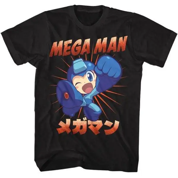 MegaMan Chibi Kick Men’s T Shirt