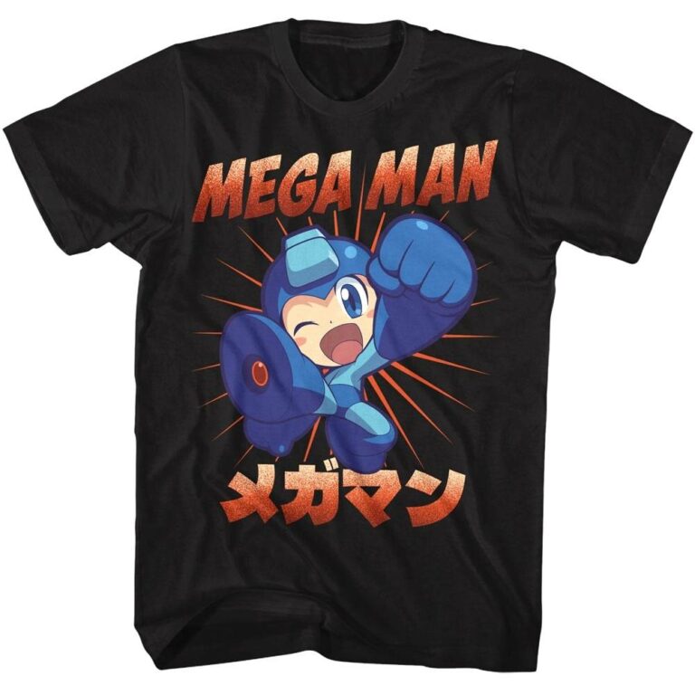 MegaMan Chibi Kick Men’s T Shirt