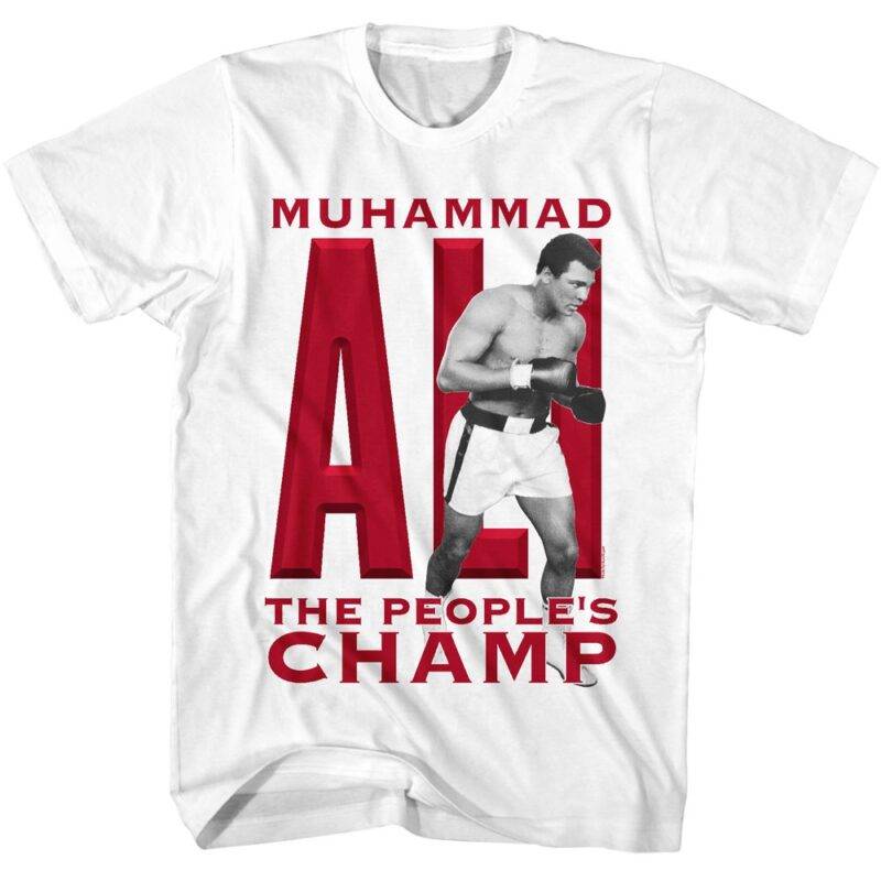 Muhammad Ali The Peoples Champ Men’s T Shirt