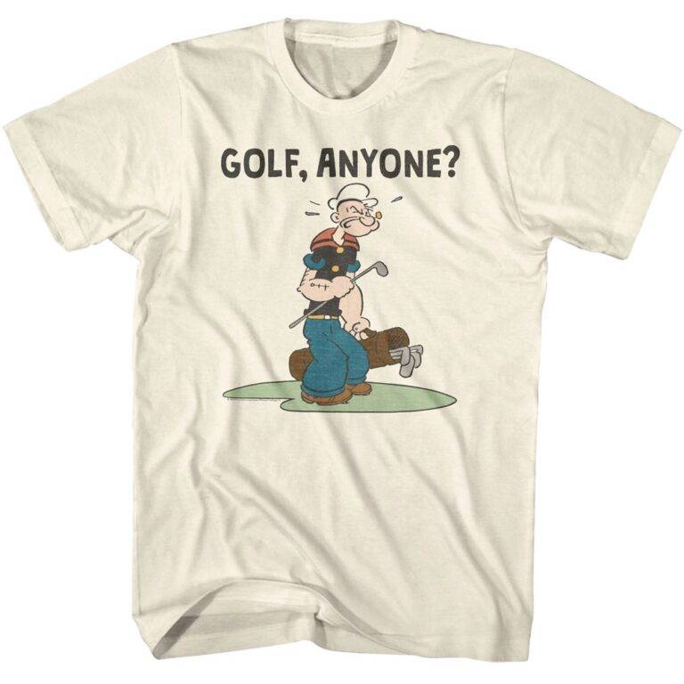 Popeye Golf Anyone Men’s T Shirt