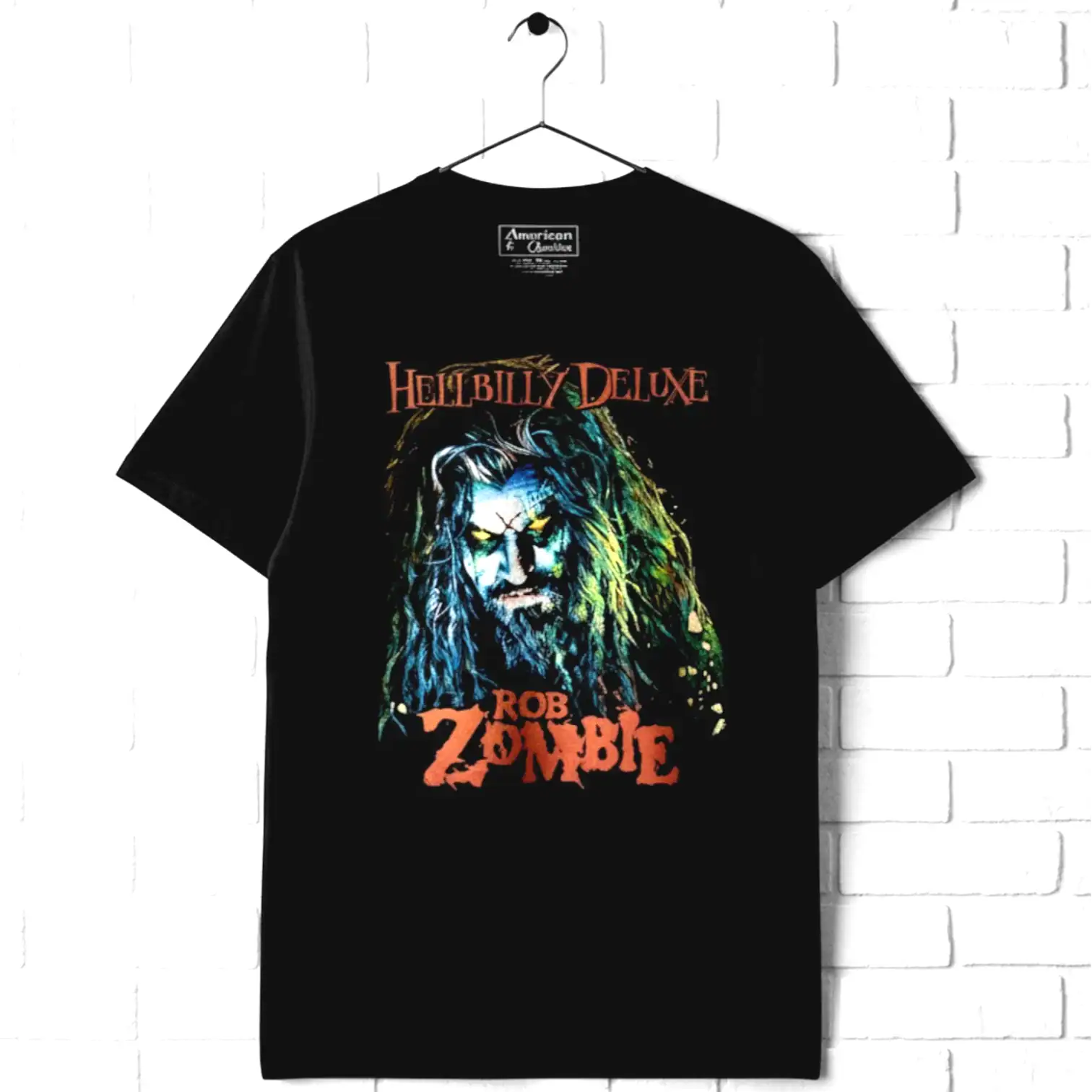 Rob Zombie Hellbilly Deluxe T-Shirt, Graphic Horror Rock Tees