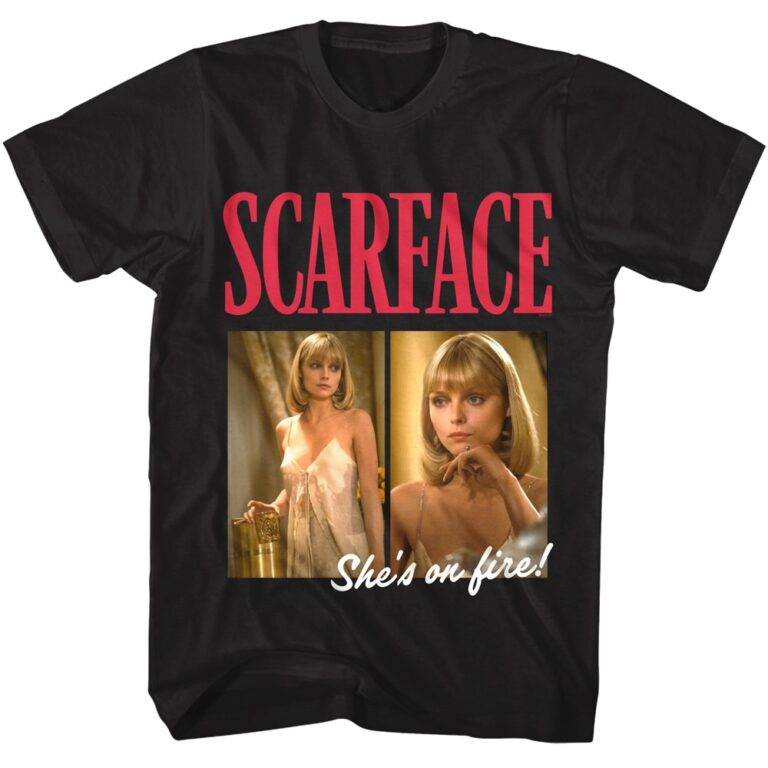 Scarface Elvira in Lingerie Men’s T Shirt