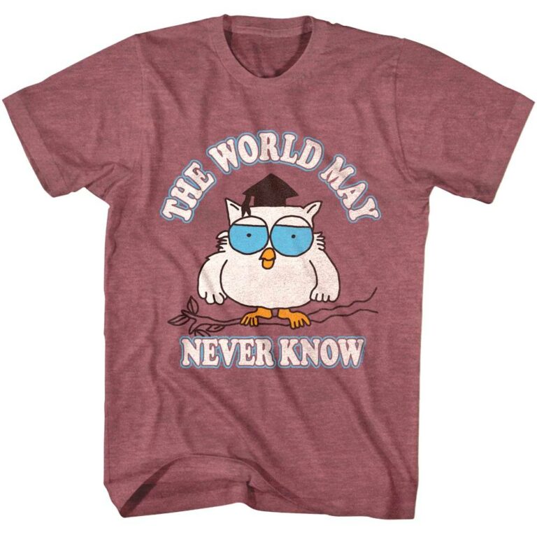 Tootsie Pop Owl World May Never Know Men’s T Shirt