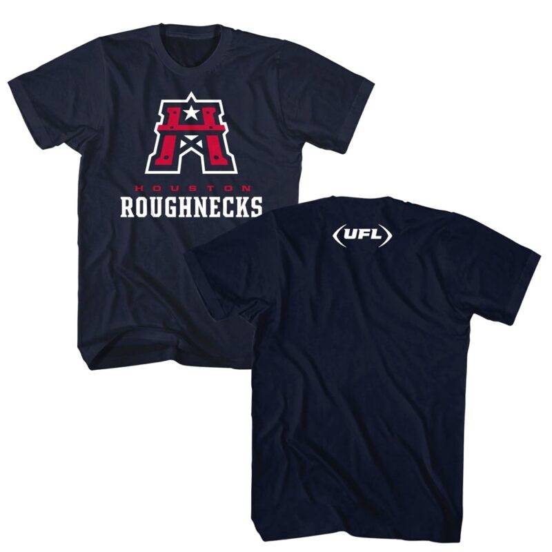 USFL Houston Roughnecks Logo Men’s T Shirt