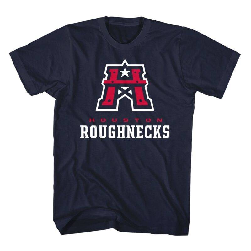 USFL Houston Roughnecks Logo Men’s T Shirt