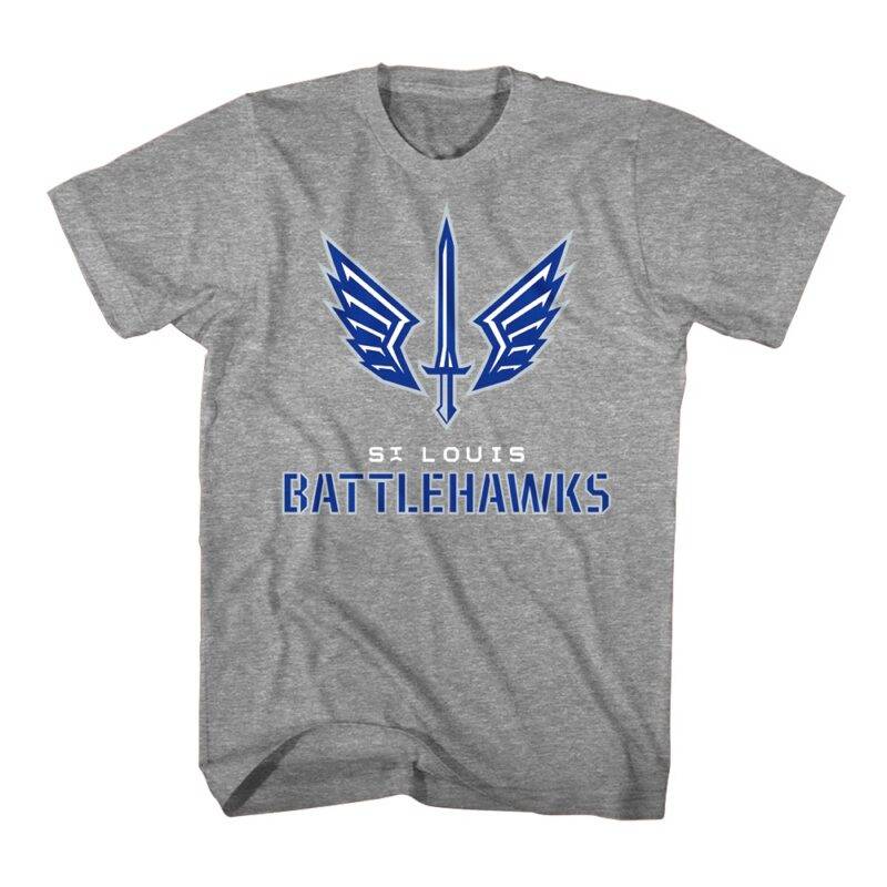 USFL St Louis Battlehawks Logo Men’s T Shirt