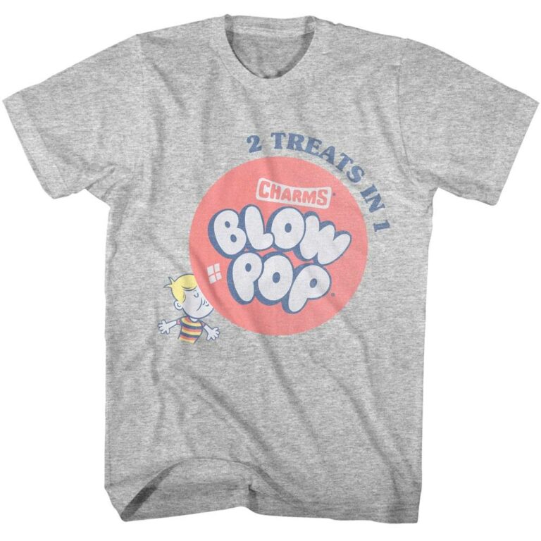 Charms Blow Pop 2 Treats in 1 Men’s T Shirt