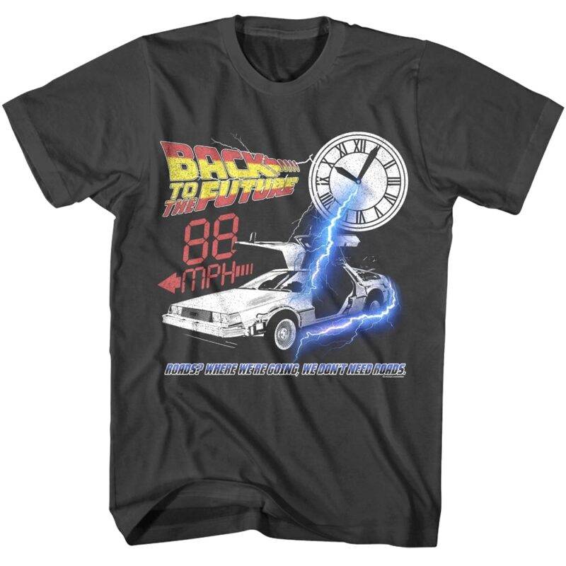 Back To The Future Clock Hits 88mph Men’s T Shirt