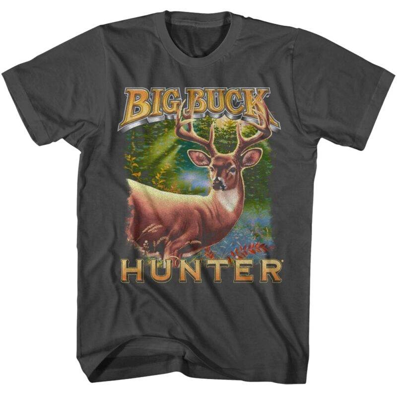 Big Buck Hunter Whitetail Deer River Men's T Shirt