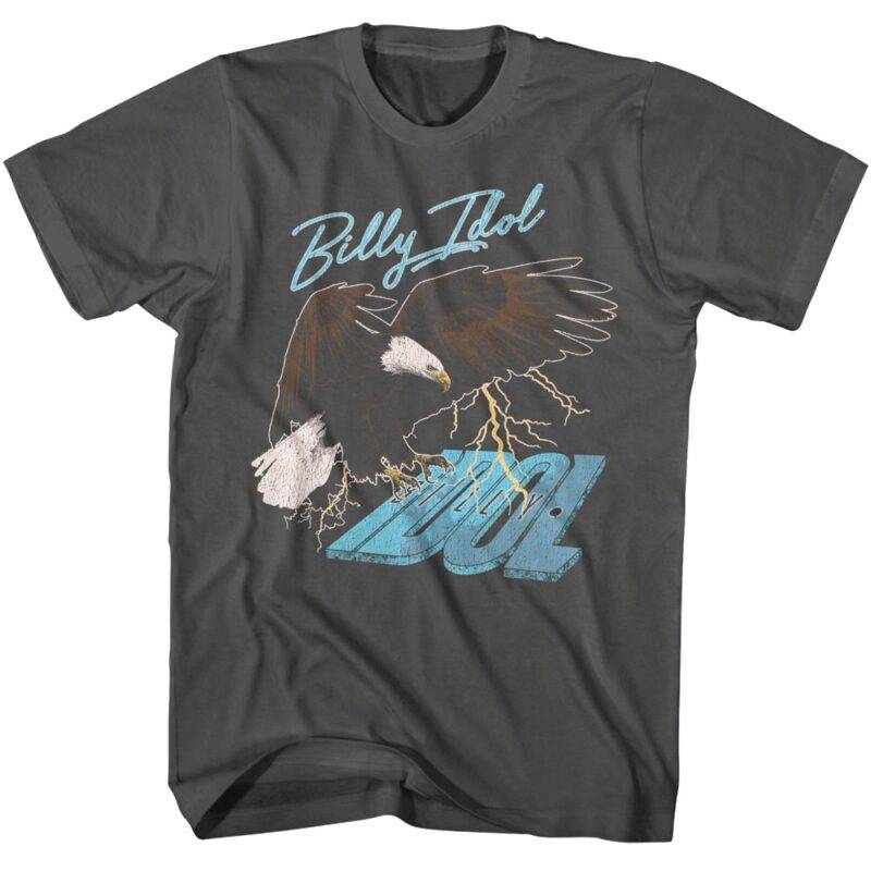 Billy Idol Lightning Eagle Men’s T Shirt