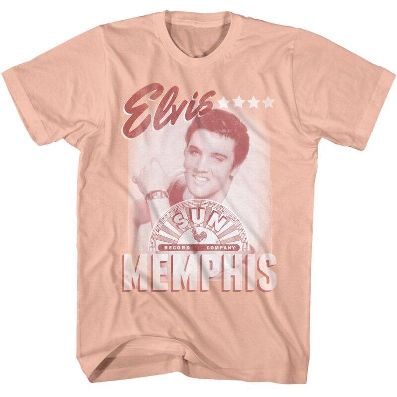 Elvis Presley Memphis Peach Men's T Shirt