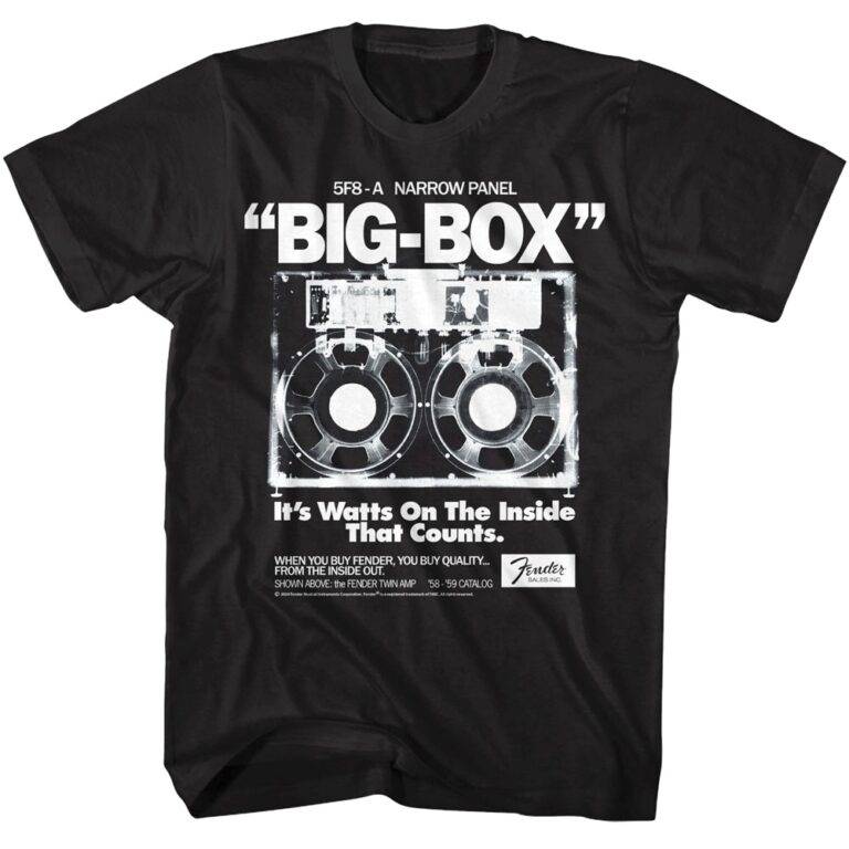 Fender Big-Box Watts on the Inside Men's T Shirt