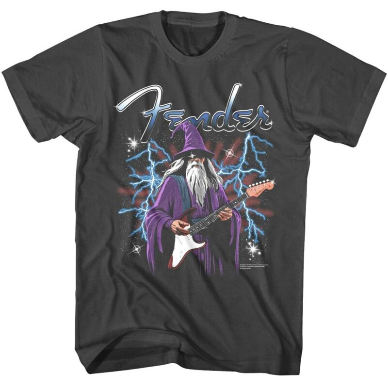 Fender Wizard on the Guitar Men's T Shirt